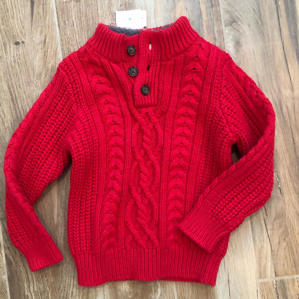 Cable knit sweater